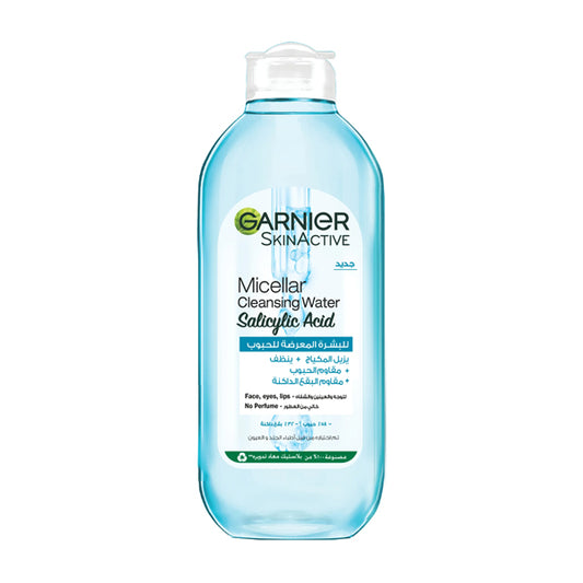 GARNIER SKINACTIVE FAST CLEAR MICELLAR CLEANSING WATER SALICYLIC ACID 400ML