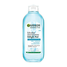 Load image into Gallery viewer, GARNIER SKINACTIVE FAST CLEAR MICELLAR CLEANSING WATER SALICYLIC ACID 400ML