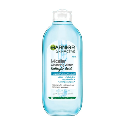 GARNIER SKINACTIVE FAST CLEAR MICELLAR CLEANSING WATER SALICYLIC ACID 400ML