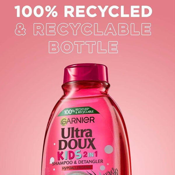 Garnier Ultra Doux Kids 2in1 Shampoo & Detangler Cherry & Soft Almond 400ml