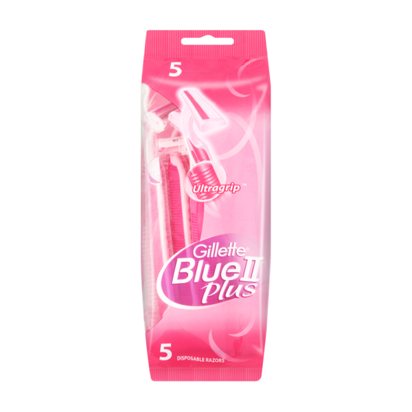 Gillette Blue 2 Plus Women Disposable Razors 5 Pack – Beauty Box