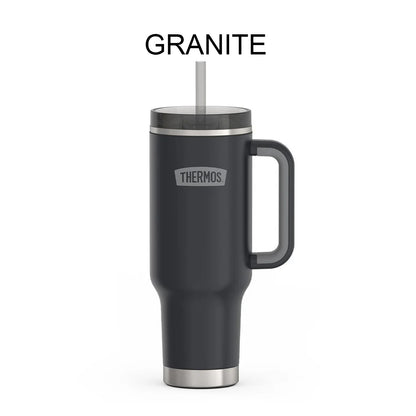 Thermos TS1802GT Stainless Steel Vacuum Insulated Travel Mug with Dual Function Lid/Straw,1200ml