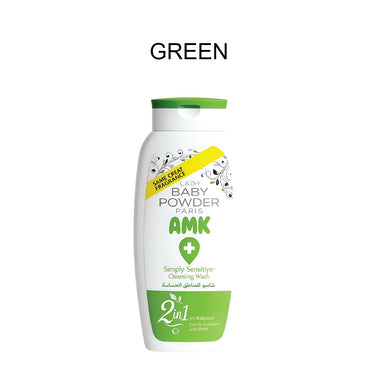AMK Lady Baby Powder Simply Sensitive Cleansing Wash 250ml