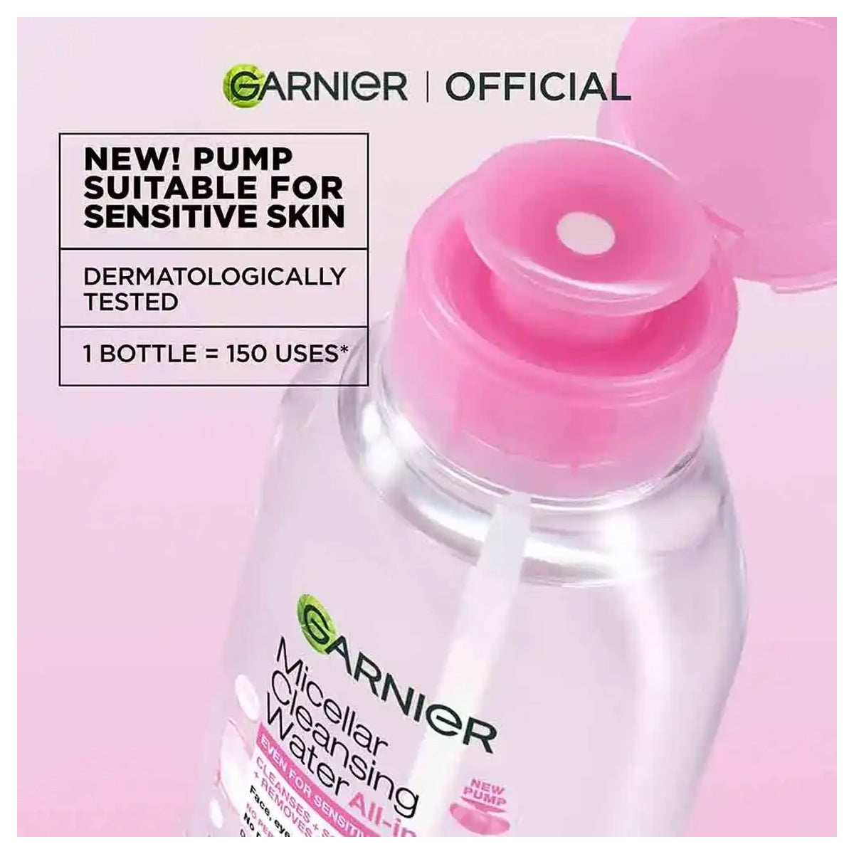 Garnier Micellar Water Pink Pump 300ml