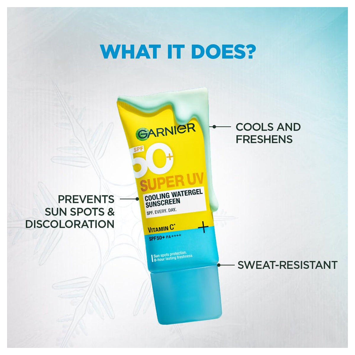 Garnier Spf50 Super UV Cooling Water Gel Sunscreen Vitamin C 30ml