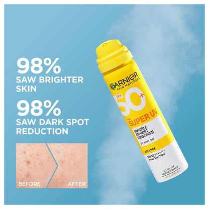 Garnier Skinactive Super UV Invisible Serum Sunscreen Vitamin C SPF50+PA ++++ 30ML