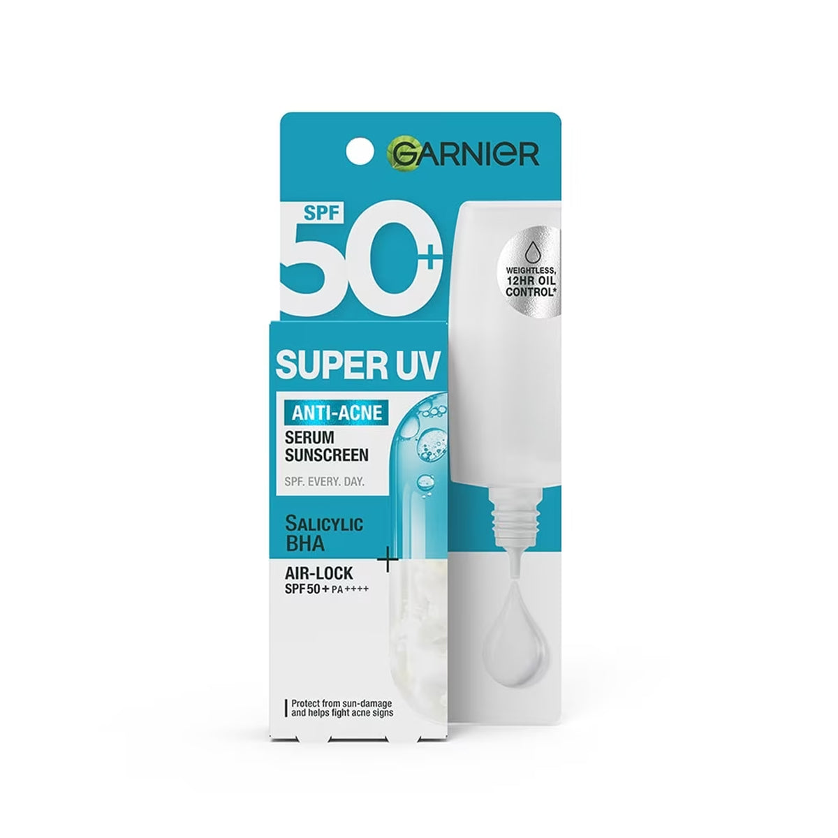 Garnier Super UV Serum Sunscreen Acne Prone Skin 30ml