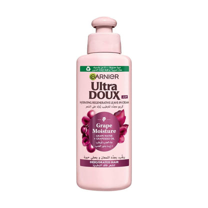 Garnier Ultra Doux Grape Moisture Hydrating Regenerative Leave In Cream 200ml 