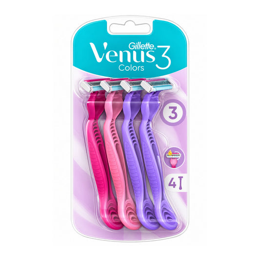 Gilette Venus 3 Blade Women's Razors 4pcs