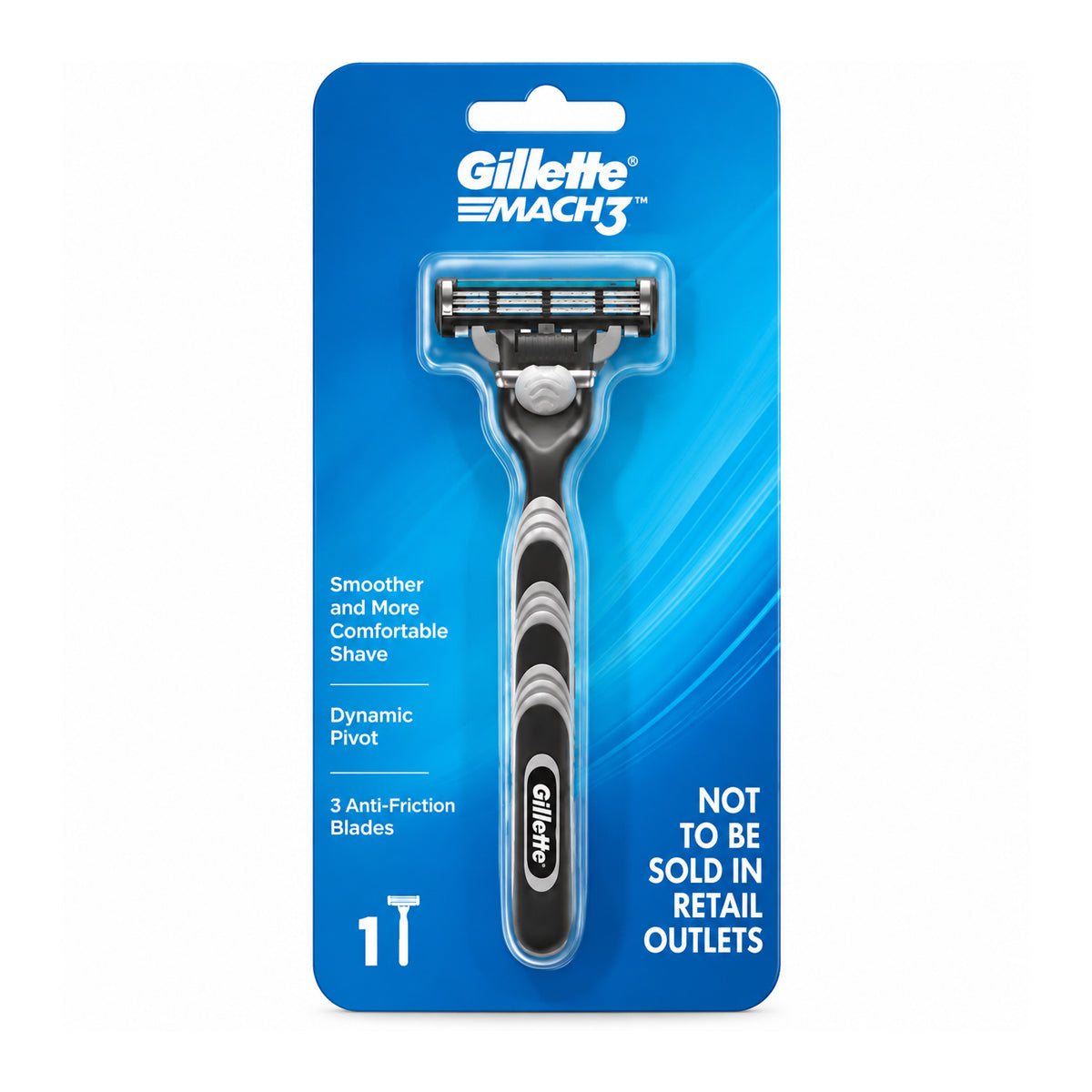 Gillette Mach3 Razor for Men 1pcs