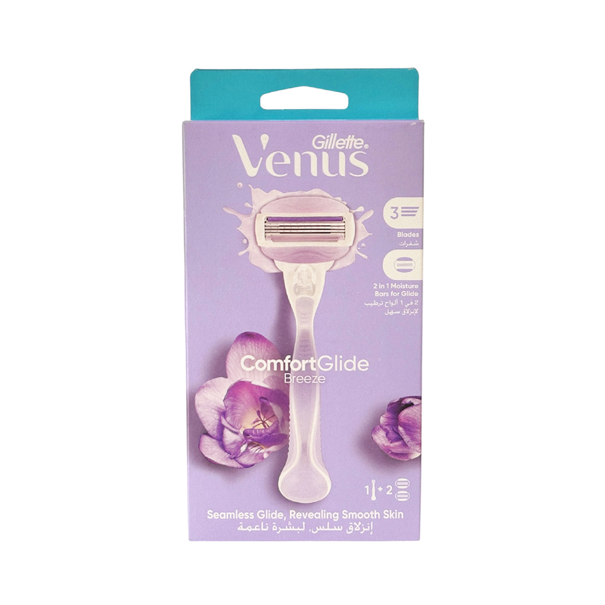 Gillette Venus Comfortglide Breeze 2 Heads 3 Blades