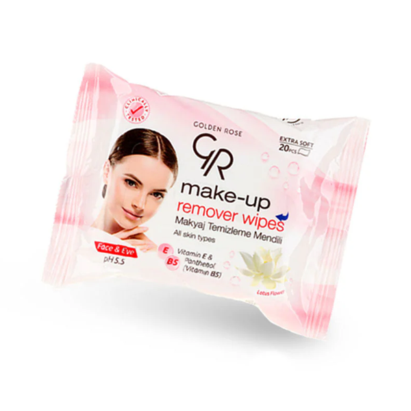 Golden Rose Make-up Remover Wipes 20pcs