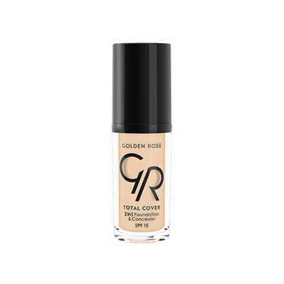 Golden Rose Total Cover 2 in 1 Foundation & Concealer