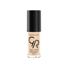 Load image into Gallery viewer, Golden Rose Total Cover 2 in 1 Foundation &amp; Concealer