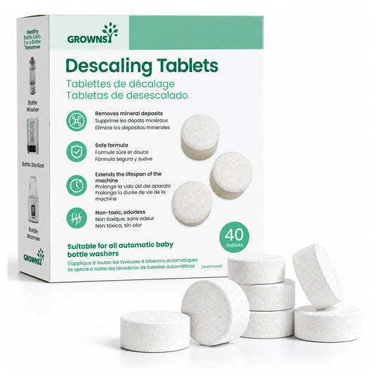 Grownsy Descaling Tablets Effective For All Essential Baby Appliances