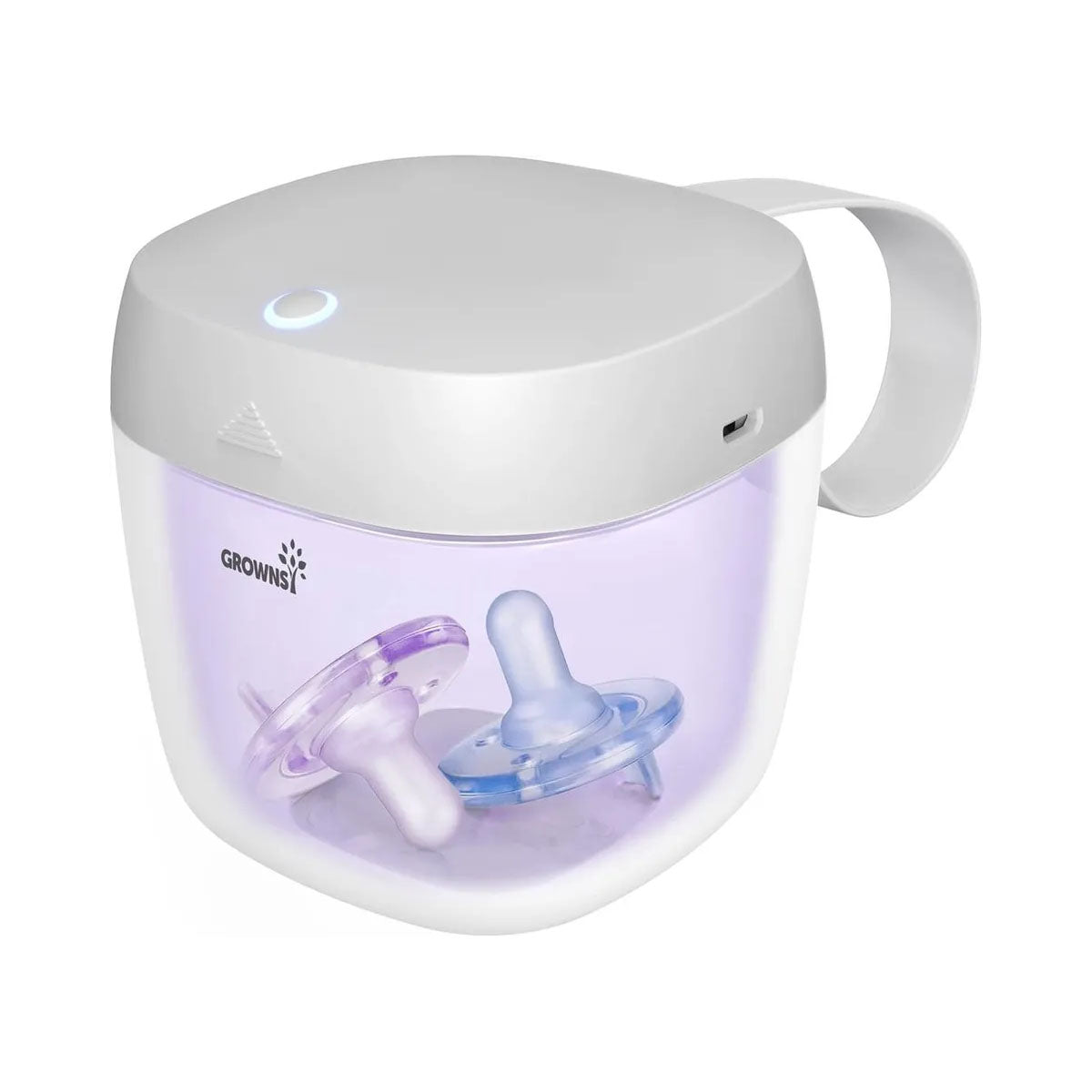 Grownsy Portable UV Pacifier Sanitizer With USB Charging