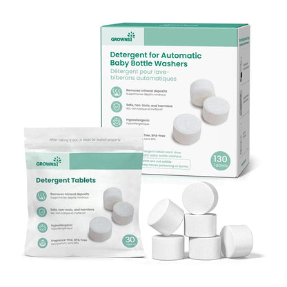 Grownsy Washing Tablets Compatible With All Brands Baby Bottle Washers