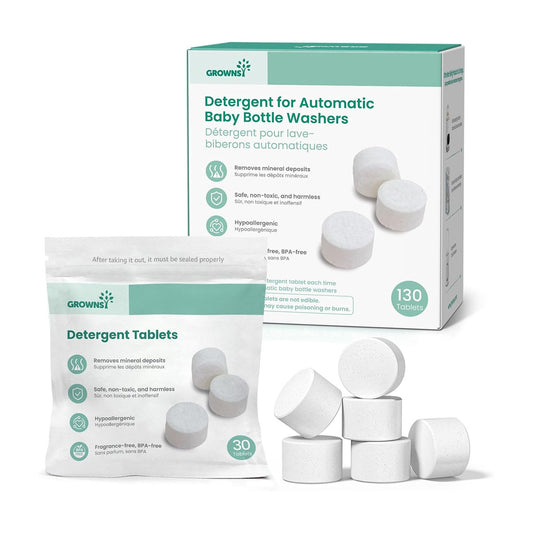 Grownsy Washing Tablets Compatible With All Brands Baby Bottle Washers