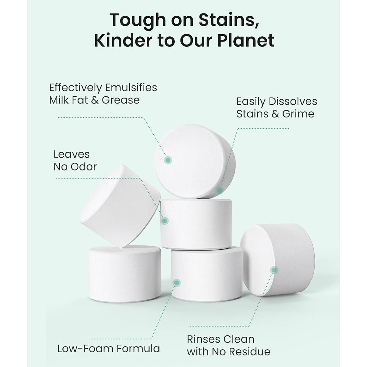 Grownsy Washing Tablets Compatible With All Brands Baby Bottle Washers