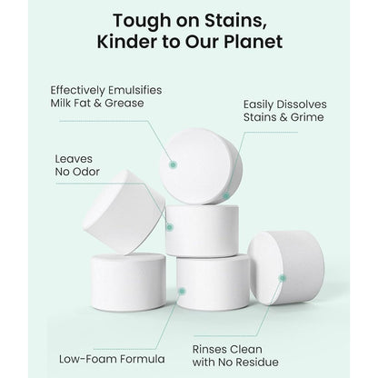 Grownsy Washing Tablets Compatible With All Brands Baby Bottle Washers