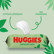 Load image into Gallery viewer, Huggies Natural Care Wet Wipes, 56 Wipes