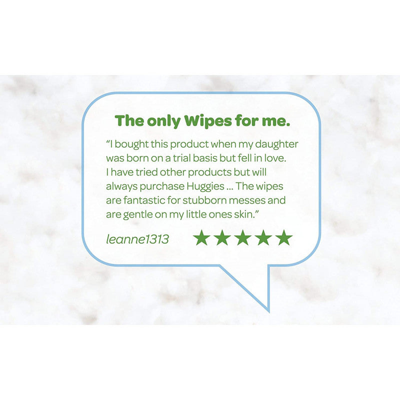 Huggies Natural Care Wet Wipes, 56 Wipes