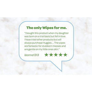 Huggies Natural Care Wet Wipes, 56 Wipes