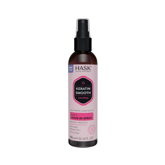 Hask 5 In 1 Leave - In Spray With Keratin & Jojoba Seed Oil 175ml