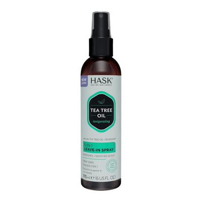 Hask 5 In 1 Leave - In Spray With Tea Tree Oil & Rosemary 175ml