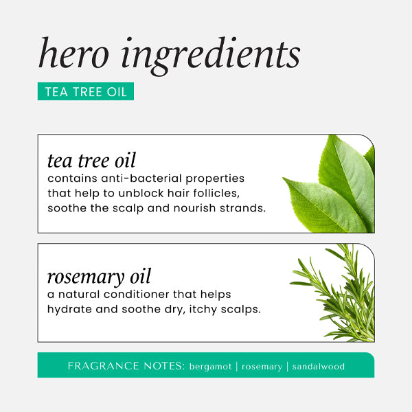 Hask 5 In 1 Leave - In Spray With Tea Tree Oil & Rosemary 175ml