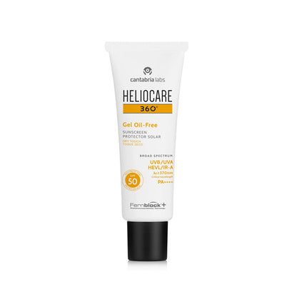 Heliocare 360 Gel Oil Free Spf 50+ Sunblock 50ml