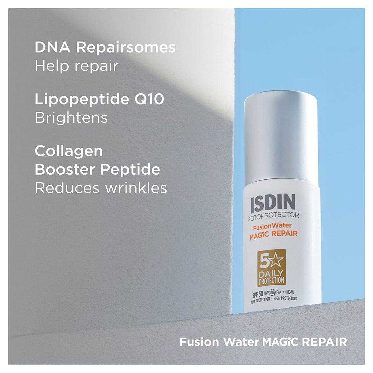Isdin Fotoprotector Fusion Water Magic Repair Spf50 50ml