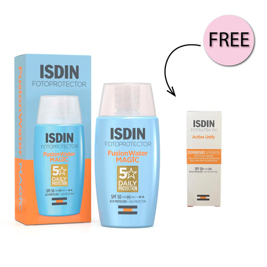 Isdin Fotoprotector Fusion Water Spf50 50ml + Free Active Unify 2ml