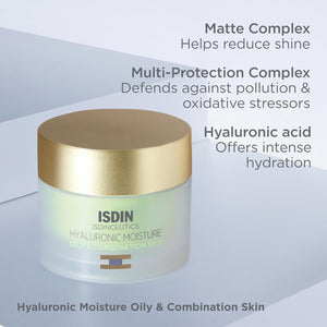 Isdin Hyaluronic Moisture Oily & Combination Skin Cream 50g