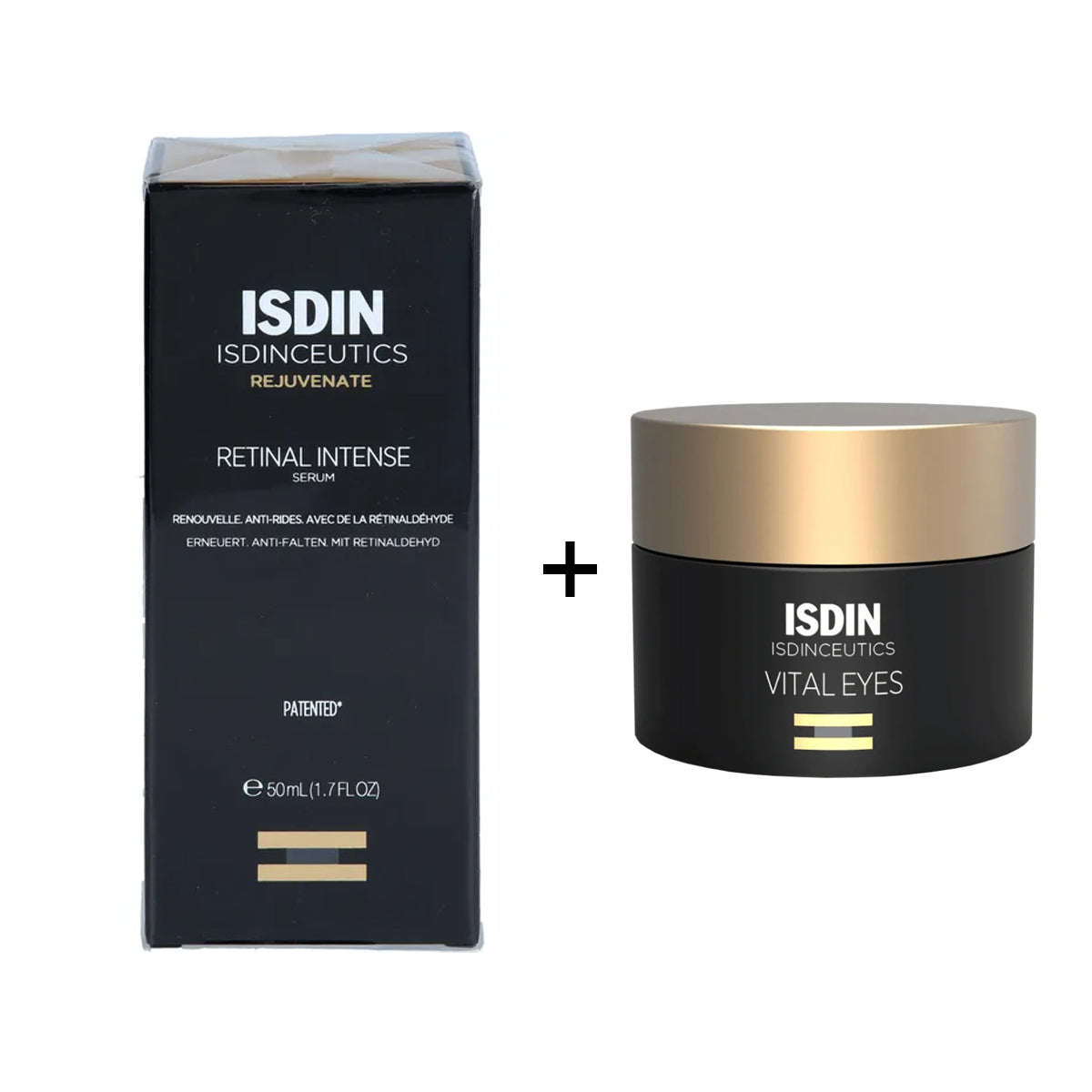 Isdin Isdinceutics Rejuvenate Retinal Intense Serum 50ml + Isdin Isdinceutics Vital Eyes 15g Offer