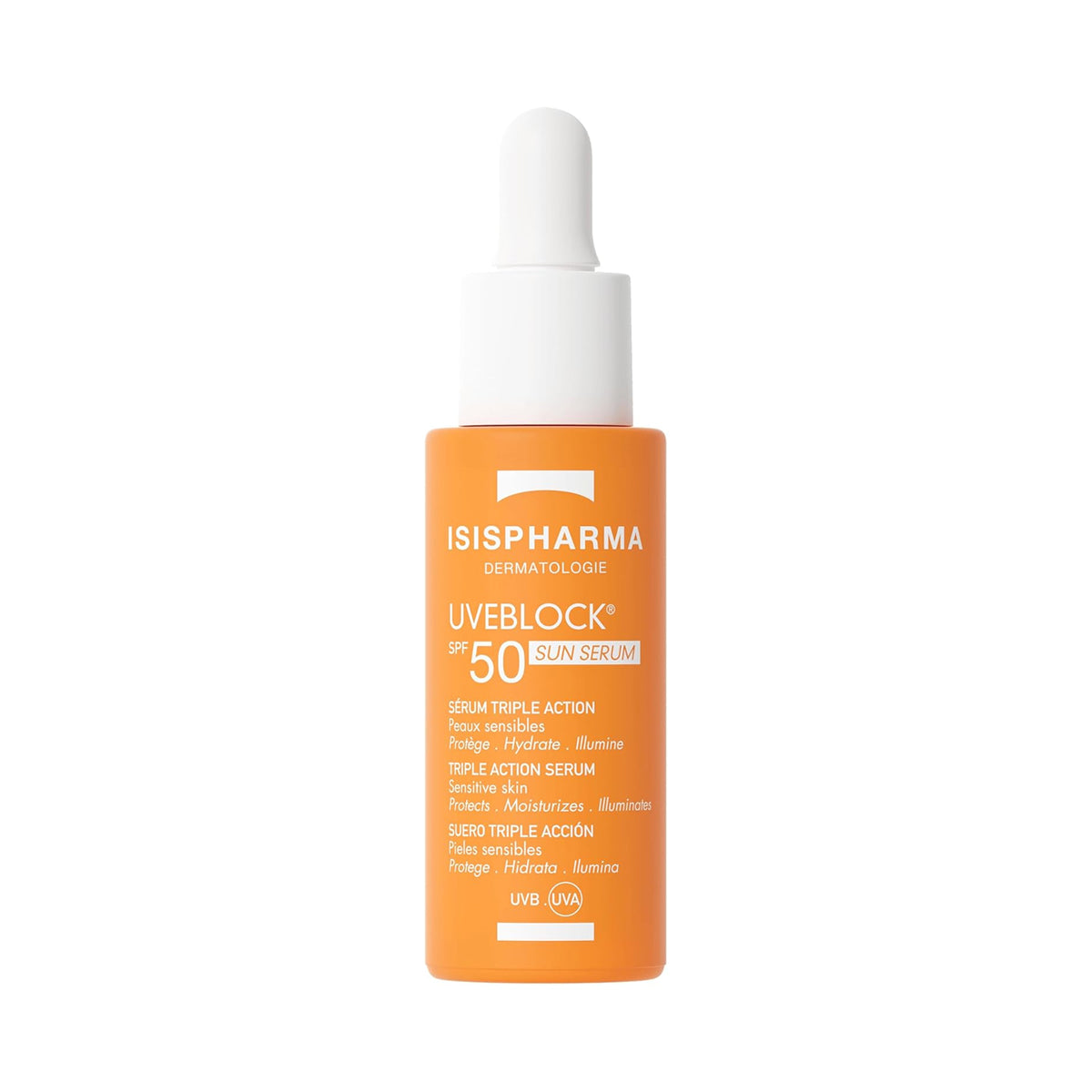 Isispharma Uveblock SPF50 Triple Action Sun Serum 28ml