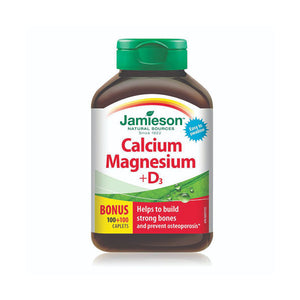 JAMIESON CALCIUM MAGNESIUM + VITAMIN D3 200 CAP