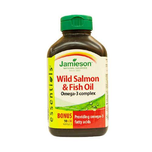 JAMIESON WILD SALMON & FISH OIL COMPLEX 120 CAPSULES