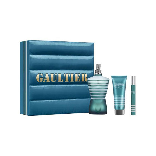 Jean Paul Gaultier Le Male Edt 125ml + Shower Gel 75ml + Travel Spray 10ml
