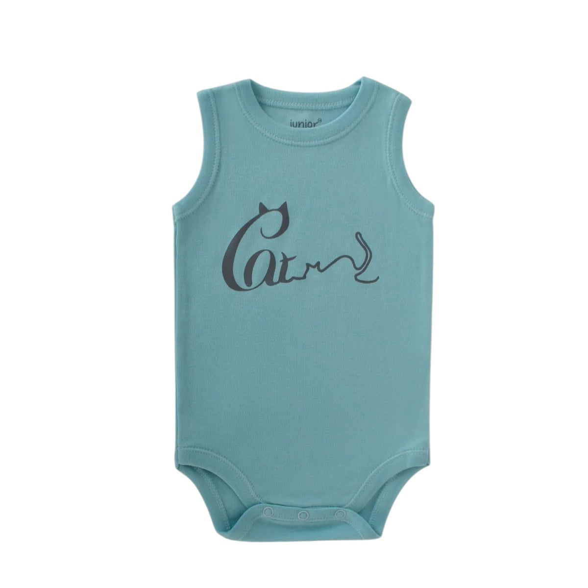 Junior Bodysuit Sleeveless Happy Kitty Junior Bodysuit Sleeveless Happy Kitty