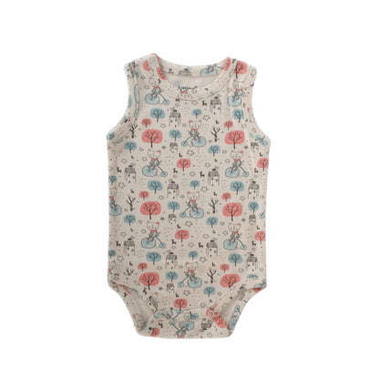 Junior Bodysuit Sleeveless Happy Kitty