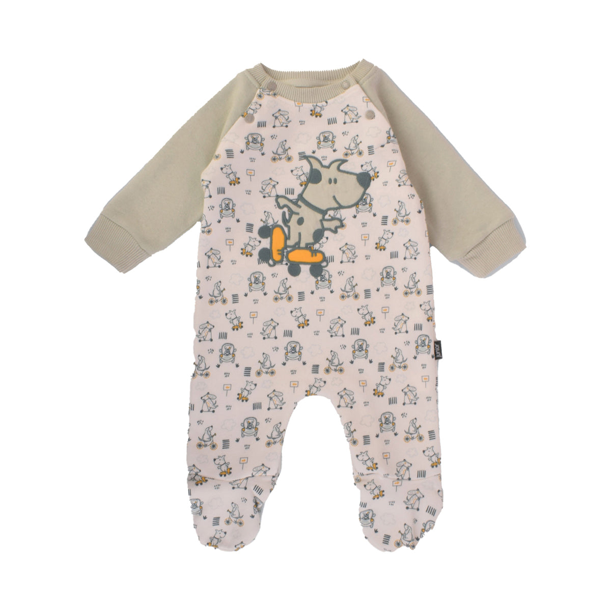 Junior Funny Puppies Printed Bodysuit Junior Funny Puppies Printed Bodysuit