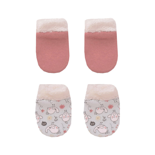 Junior Hello Birde Printed Gloves 2 PCS