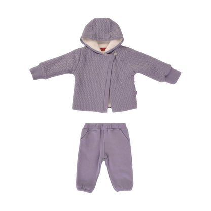 Junior Little Gosse Printed Set (Bodysuit, Pants, Hoodi Jacket)