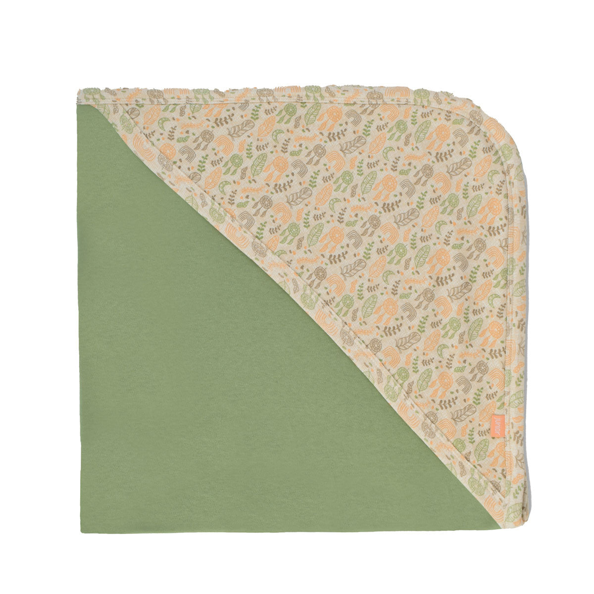 Junior Printed Blanket Green Dreamcatcher Junior Printed Blanket Green Dreamcatcher