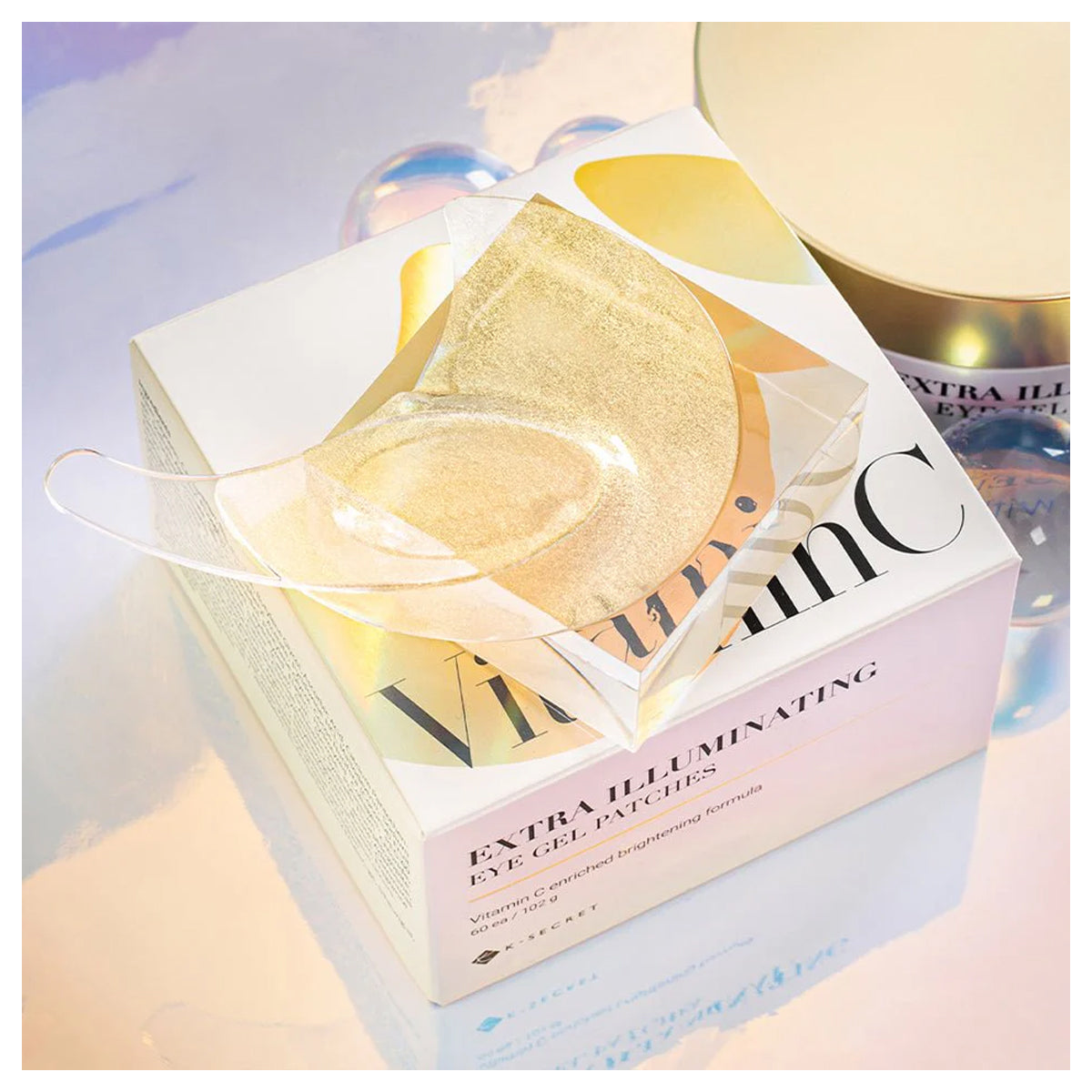 K-Secret Extra Illuminating Eye Gel Patches With Vitamin C 60pcs K-Secret Extra Illuminating Eye Gel Patches With Vitamin C 60pcs