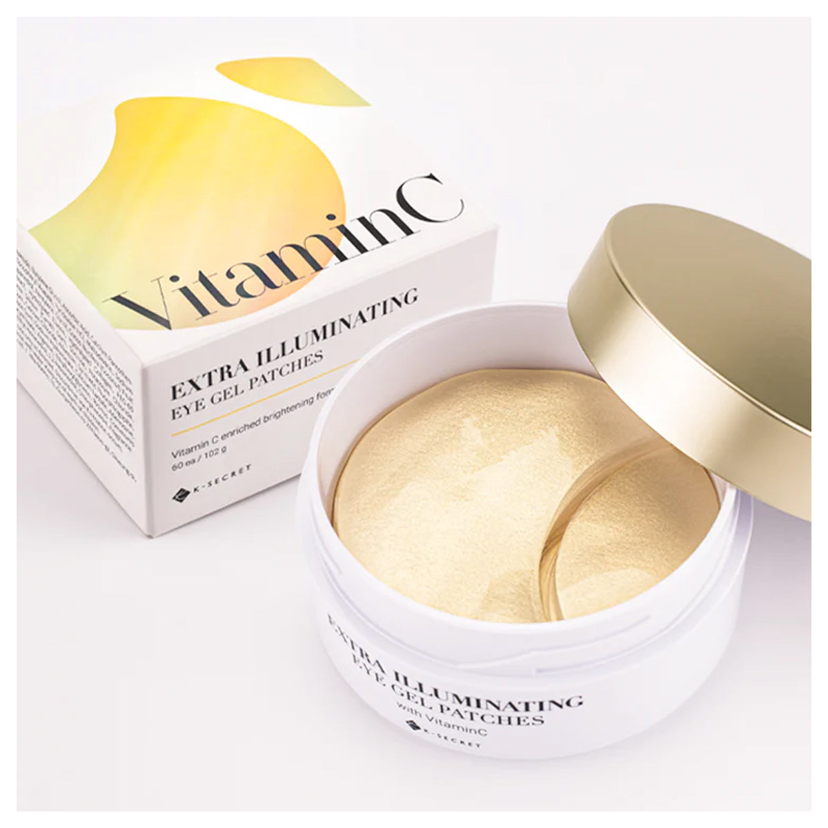 K-Secret Extra Illuminating Eye Gel Patches With Vitamin C 60pcs K-Secret Extra Illuminating Eye Gel Patches With Vitamin C 60pcs