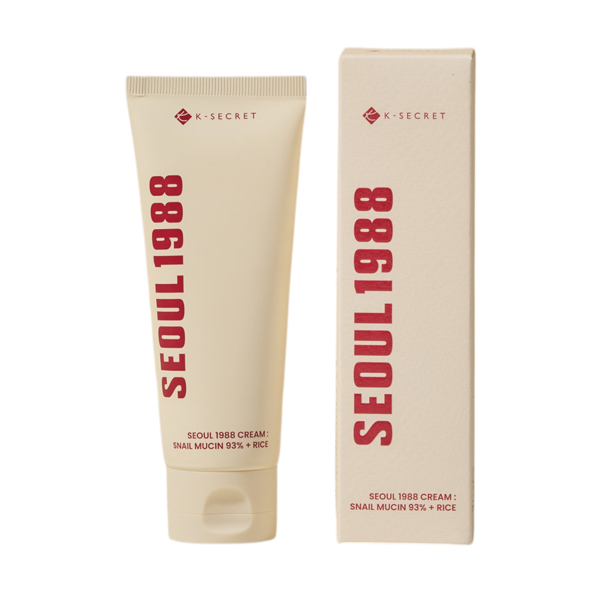 K-Secret Seoul 1988 Cream Snail Mucin 93% + Rice 100ml K-Secret Seoul 1988 Cream Snail Mucin 93% + Rice 100ml