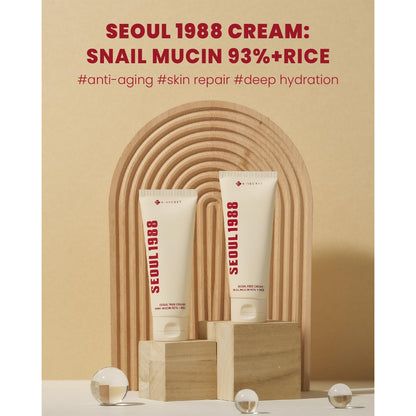 K-Secret Seoul 1988 Cream Snail Mucin 93% + Rice 100ml