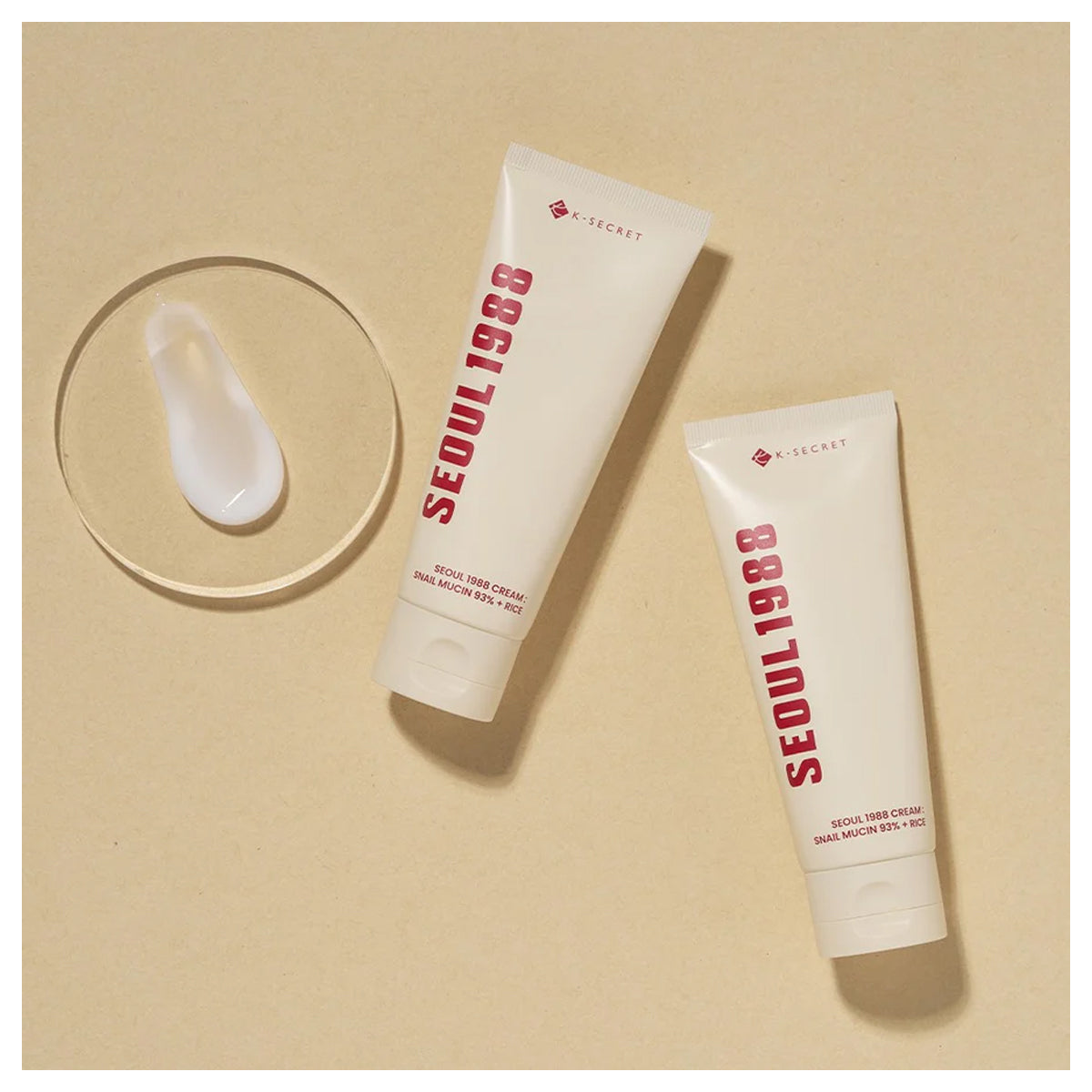 K-Secret Seoul 1988 Cream Snail Mucin 93% + Rice 100ml K-Secret Seoul 1988 Cream Snail Mucin 93% + Rice 100ml